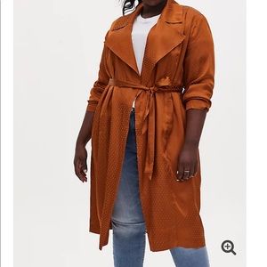 NWOT copper color trench coat